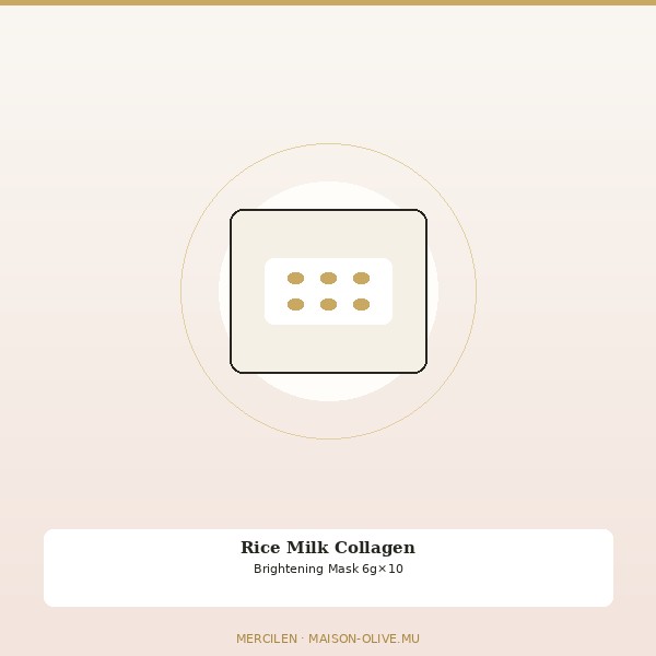 Rice Milk Collagen Yeast Brightening Mask